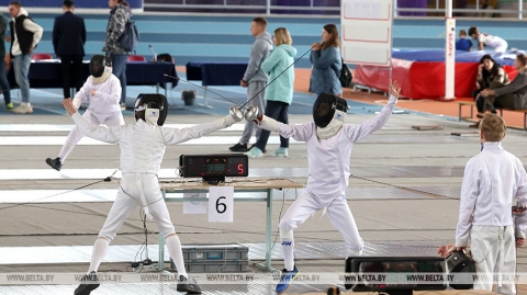 Турнір па фехтаванні стартаваў у Магілёве