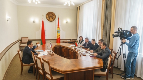 Сумеснае прадпрыемства, транзіт прадукцыі. Магілёўская і Астраханская вобласці абмеркавалі супрацоўніцтва