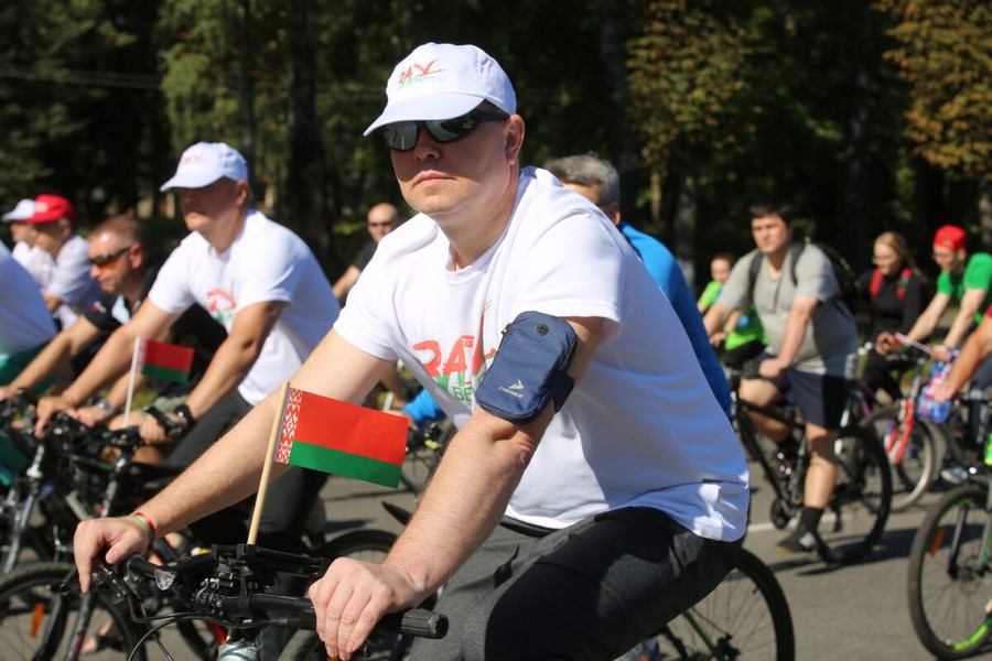 В минувшие дни на Могилевщине прошли велопробеги "За Беларусь!"