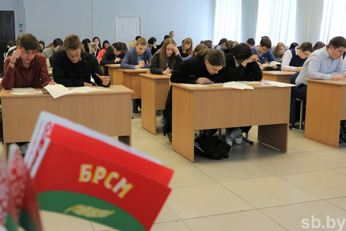 "Dictation of victory" in mogilev brought together more than 100 participants