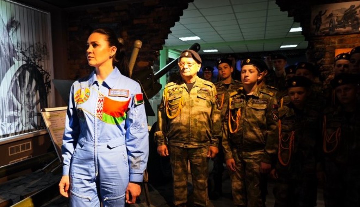 Герой Беларусі, першая беларуская жанчына-касманаўт Марына Васілеўская наведала Асіповічы