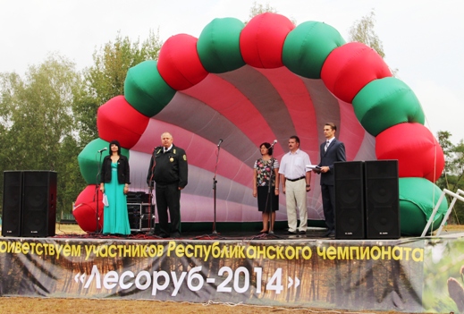 Лес пілуюць сапраўдныя мужчыны, або "Лесаруб-2014" у Асіповічах