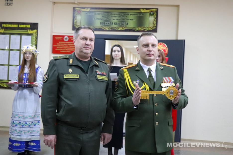 Первую в регионе военную кафедру в Белорусско-Российском университете открыли в Могилеве. Фото