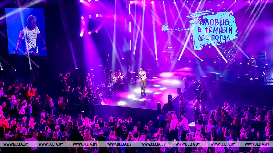 Алег Газманаў даў сольны канцэрт на "Залатым шлягеры" ў Магілёве