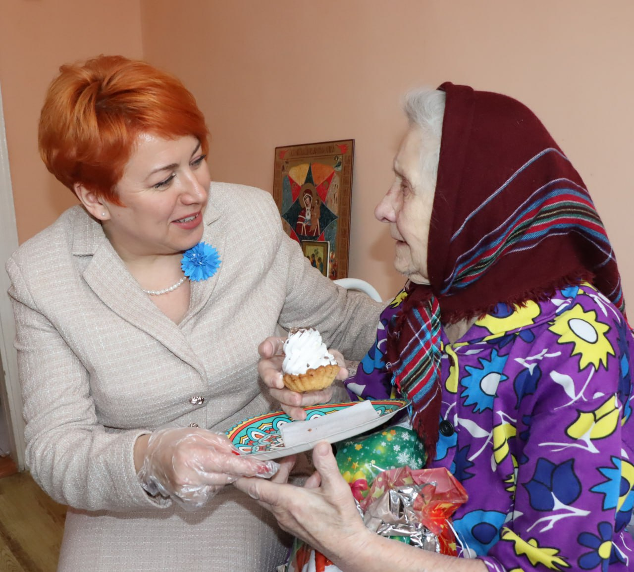 Благотворительная акция «От всей души». Дарагановскую больницу сестринского ухода посетили почетные гости