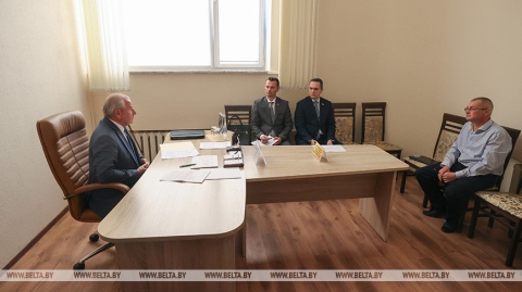 Пётр Міклашэвіч правёў прыём грамадзян у Магілёўскім гарвыканкаме