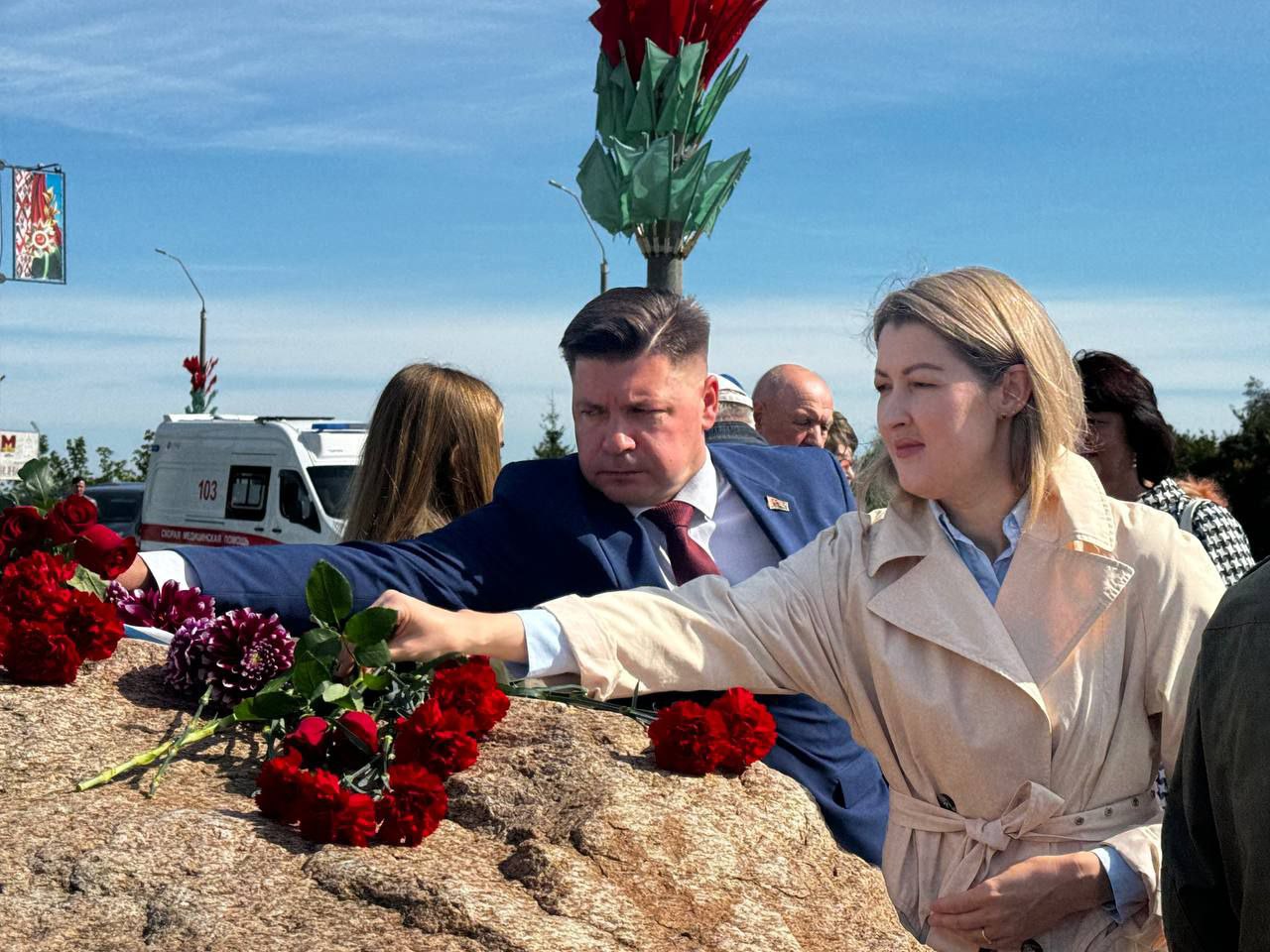 В Могилевском районе провели акцию-реквием памяти Константина Симонова