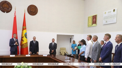 "Спартсмены ў нас акружаны клопатам дзяржавы". Дзмітрый Крутой на ўшаноўванні алімпійцаў у Магілёве