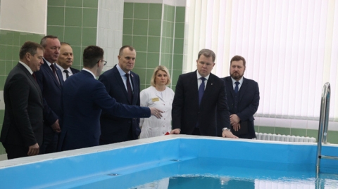 У  Магілёўскай школе пасля капрамонту адкрылі басейн