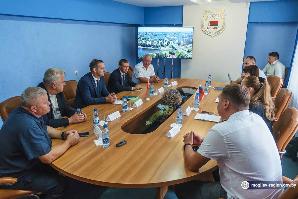 Могилевская и Астраханская области договорились об укреплении связей в сфере спорта и туризма