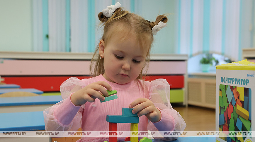 У дзіцячым садзе №119 Магілёва ў 12 рознаўзроставых групах займаюцца 256 выхаванцаў