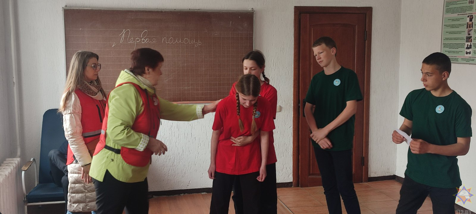 District rally of young rescuers-firefighters was held in Klichev