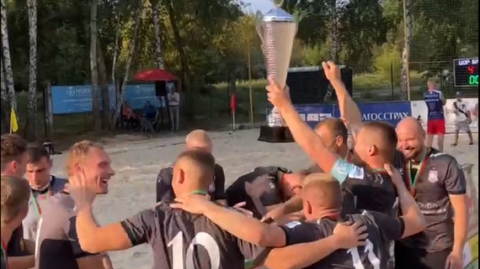 Магілёўскі ЦАР пяты раз выйграў Кубак Беларусі па пляжным футболе