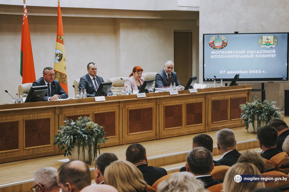 Бюджет Могилевской области на 2024 год утвержден на сессии областного Совета депутатов