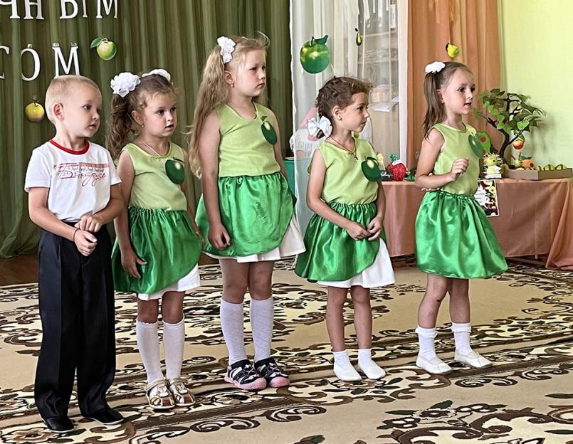 "The berry and fruit harvest festival was held in one of the pre-school institutions of the Cherik region"