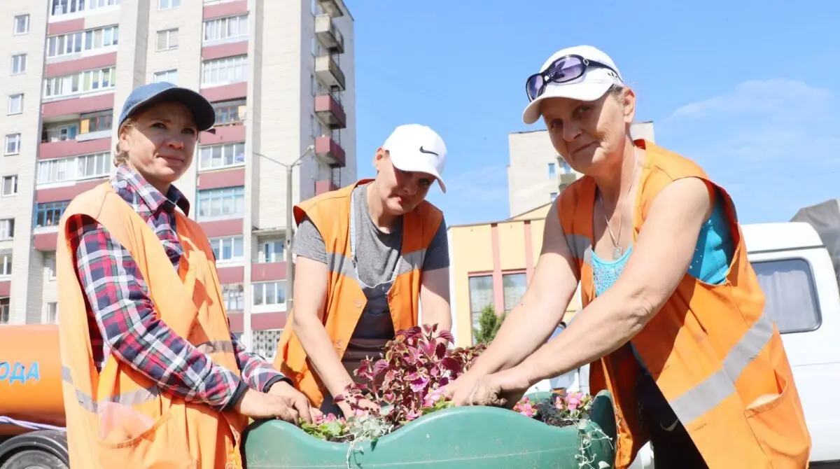 Раслінны дэкор у гарадской прасторы