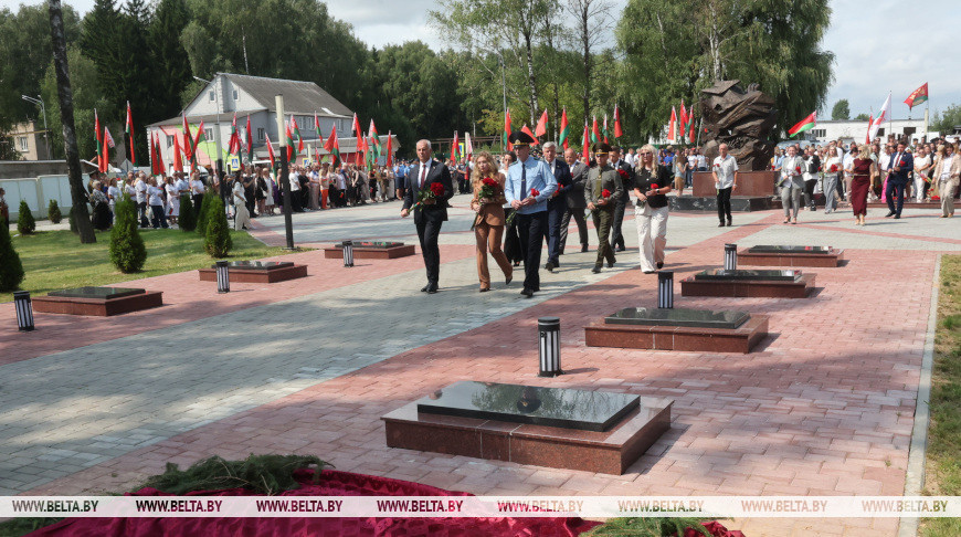 Останки более 140 мирных граждан, погибших от рук фашистов в годы ВОВ, перезахоронили в Могилеве