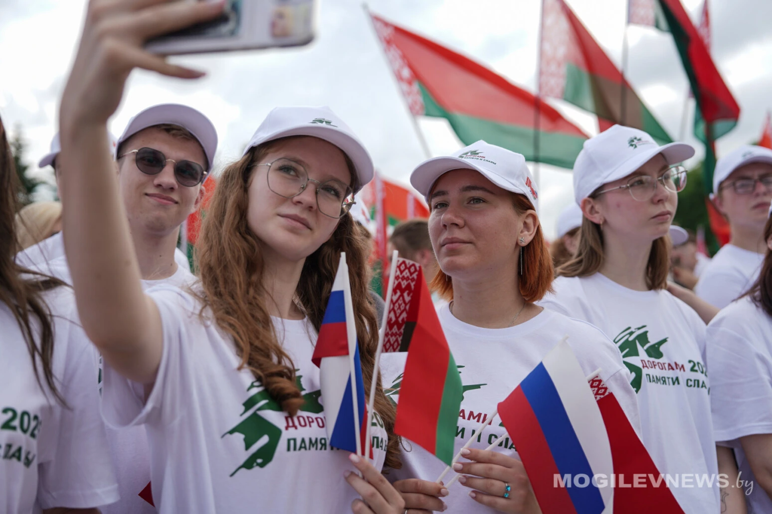 На Буйничском поле стартовал международный молодежный патриотический проект «Дорогами Памяти и Славы»