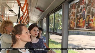 Троллейбусы с фото защитников Могилева вышли на маршруты 