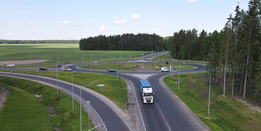 A new section of the southwestern bypass of Mogilev was opened