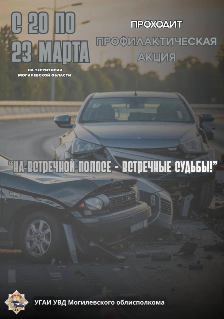 Проходит профилактическая акция "На встречной полосе - встречные судьбы"