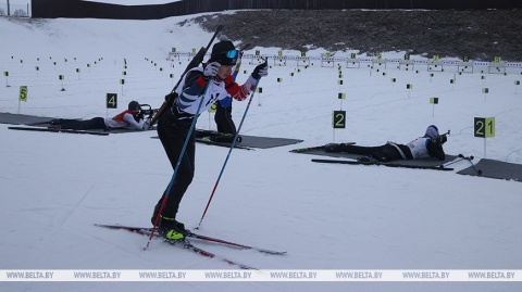 Больш за 100 чалавек удзельнічалi ў першынстве па біятлоне, прысвечаным памяці спецатрада «Слаўны» ў Чавусах